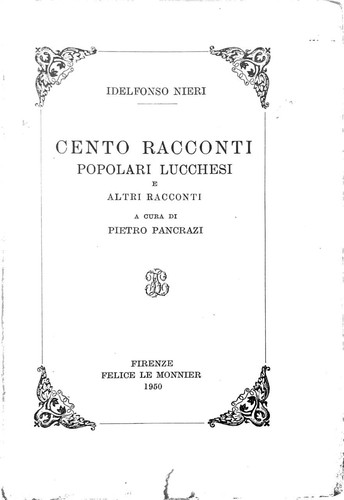 Buch nieri idelfonso - -,