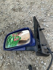 Vw Polo 6N Außenspiegel Rückspiegel Spiegel Links Elektrisch Dunkelblau Blau