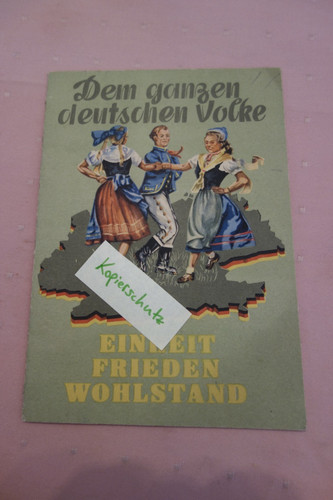 Dem ganzen deutschen - , volke