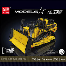 Mould King Ferngesteuerter Bulldozer D11 Traktor Modell Kettenfahrzeug Aufbau