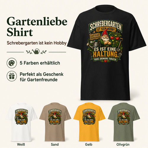 Shirt schrebergarten - t-shirt,