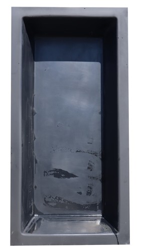 Gfk rechteckbecken - gfk, (schwarz)