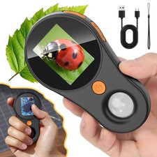 Digital Mikroskop Lupe 500X Microscope Kamera Tragbares Handmikroskop für Kinder