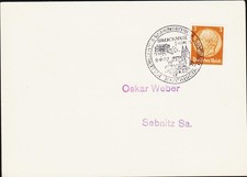 Ganzsache Deutsches Reich Karte mit Sonderstempel