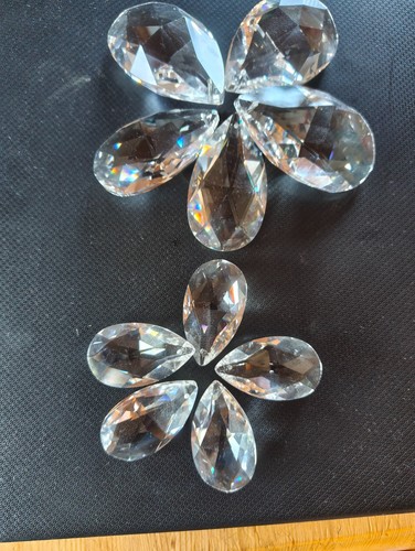 Strass bleikristall steine - 10,
