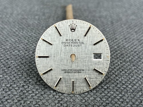 Rolex datejust silver linen - silver,