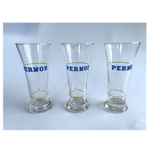 Alte pernod gläser - pernod, blau