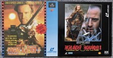 2 Laserdisc " HIGHLANDER 1 & 2