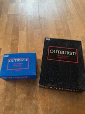 Outburst Brettspiel Gesellschaftsspiel von Parker + Zusatzkarten