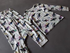 Next Jungen Schlafanzug 146 Pyjama lang Raketen Weltall Weltraum bunt Homewear