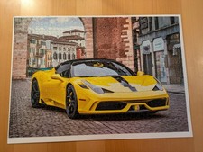 2 Puzzle, Wolf - 1500 Teile und Ferrari 450 Spectacle 1000 Teile, vollständig!