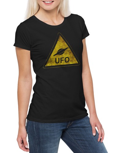Ufo sign damen shirt - sign, alien