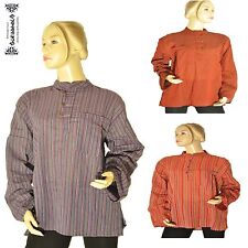  Fisher-Hemd-nepal hippie goa ethno indien yoga tai chi Boho khadi eco tribal 