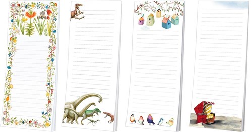 Magnet notizblock dinos blumen - magnet,