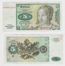T120245 Banknote 5 DM Deutsche