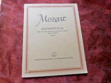 MOZART Quintett in Es Noten