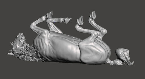 Wälzende paint horse stute - wälzende,