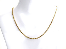 Kette Halskette Kordelkette 585 Gold 5,3g  45cm 3,2mm breit NEU