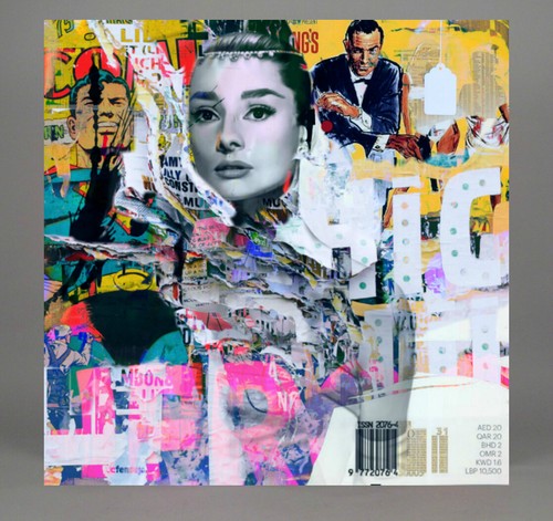 Audrey hepburn 120x120 cm - hepburn,