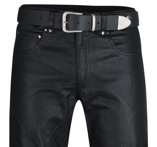 Lederjeans herren leder - herren,