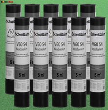 Schweißbahn V60 S4 beschiefert 10 x 5m² GRÜN Bitumenbahn Schweissbahn Dachpappe 