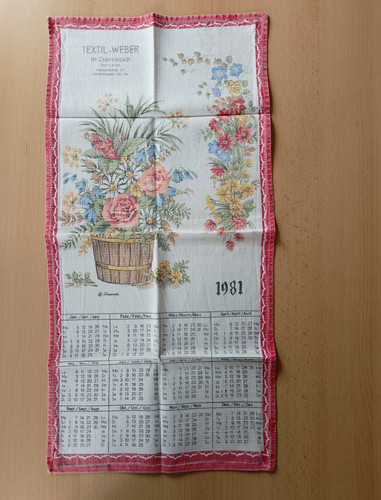 Kalender stoffkalender - kalender,