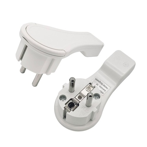Schutzkontakt winkelstecker - 2x,