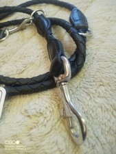 Leder Hundeleine, Leine rund