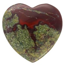 Drachenblut Herz | Handschmeichler 2x2 cm |Edelsteinherz|Taschenstein|Geschenk