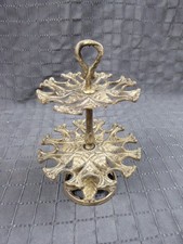 Alter Stempelhalter Stempelkarussell Gusseisen für 18 Stempel Büroausstattung