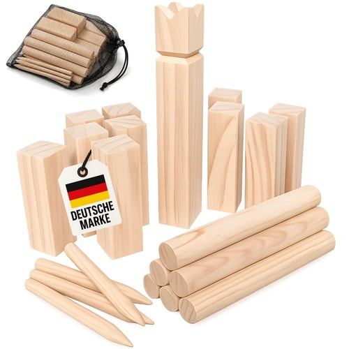 Kubb wurfspiel wikingerspiel - kubb,