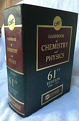 Handbook chemistry and - handbook, of