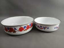 DDR VEB Emaille Schüssel