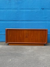 * SIDEBOARD TEAKHOLZ ANRICHTE DYRLUND TAMBOUR DANISH VINTAGE