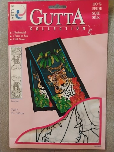 Gutta seidenschal 45x180cm - gutta, –
