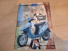 Prospekt PEGASUS Motorroller - Rollerwelt `99, Gesamtprogramm Modelljahr 1999