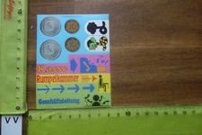 Alter Aufkleber Comic Walt Disney 1 Bogen Spüche Kasse Rumpelkammer