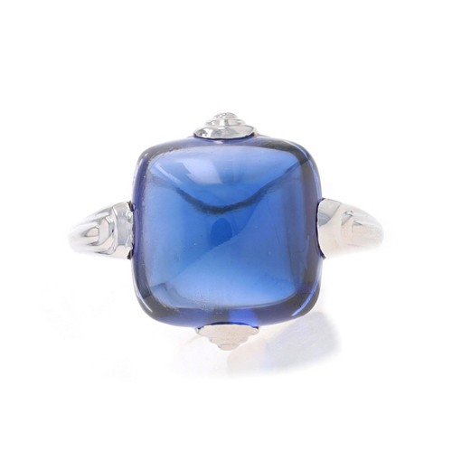 White gold vintage lab created - white,