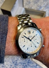 UNION GLASHÜTTE KLASSIK FLIEGER CHRONOGRAPH MANUFAKTUR UHR BOX PAPIERE 26 LOL