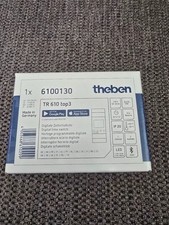 Theben Digitale Zeitschaltuhr TR 610 top3, 1-Kanal, App-Progr., Wochenprogramm