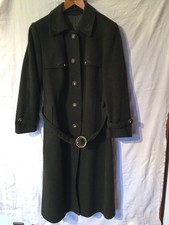 Damen-Lodenmantel dunkelgrün