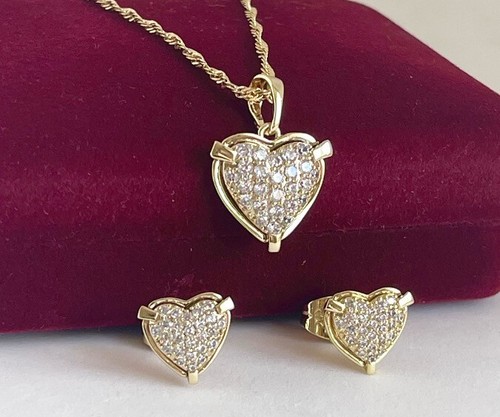 Edel herz schmuckset collier - edel,