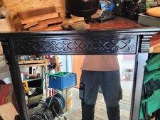 Spiegel Schwarz Eichenholzrahmen