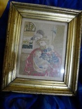 originale Lupenstickerei um