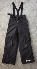 Schwarze Scout Skihose