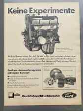 Ford Austauschmotor ATM Motor Oldtimer Original 1981 Vintage Ad Werbung Reklame