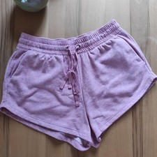 H&M Basic Sweat Shorts Rosa Größe S