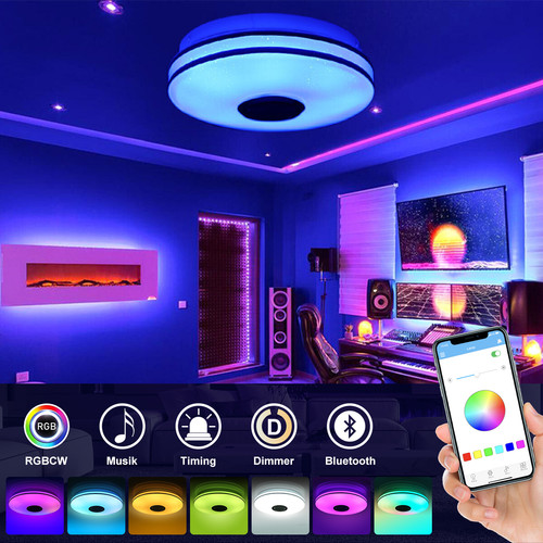 36w led deckenlampe rgb - 36w,