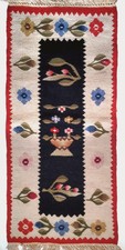 Bunter floraler Kelim Kilim