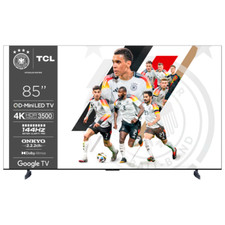 TCL 85C855 Mini LED Fernseher 85 Zoll 214cm 4K UHD HDR Smart TV Google TV 144 Hz